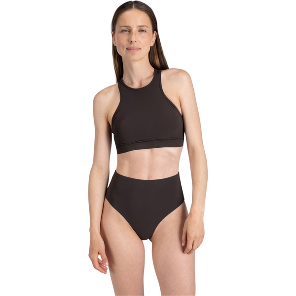 2026 Wallien Womens Bikini Bottom High Waist 102036001 - Coffee